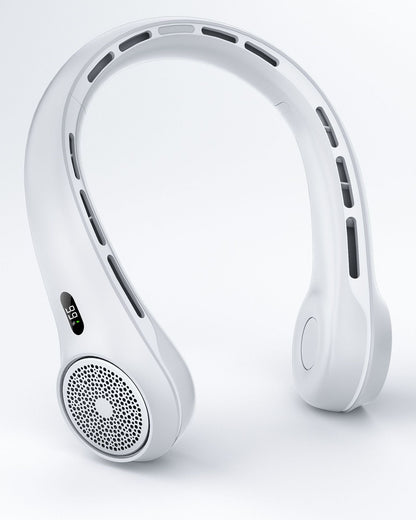 Premium New Neck Hanging Fan Silent Cooling Mini USB Neck Hanging Small Fan Rechargeable Long Battery Life