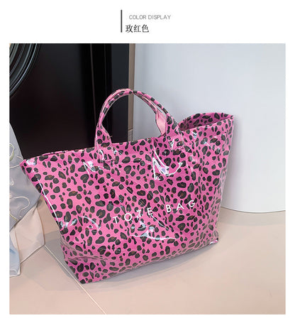 Leopard Print Handheld Large Bag Tote Bag