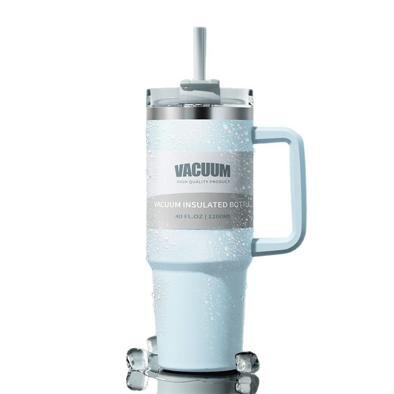 40oz Car Cup Large Capacity Insulated Cup Ice Cup304Stainless Steel Car Cup Cold Preservation