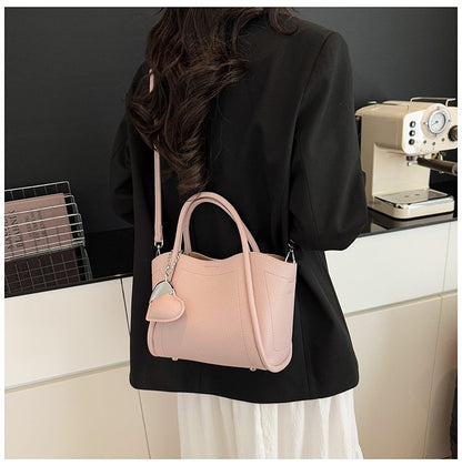 Tote Bag Zipper Shoulder Bag Women's Bag PU