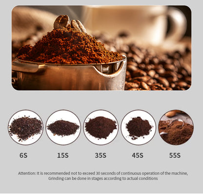 Large Capacity Grinder Household Small Coffee Bean Grinding Cup Grains and Herbs Electric Powder Grinder