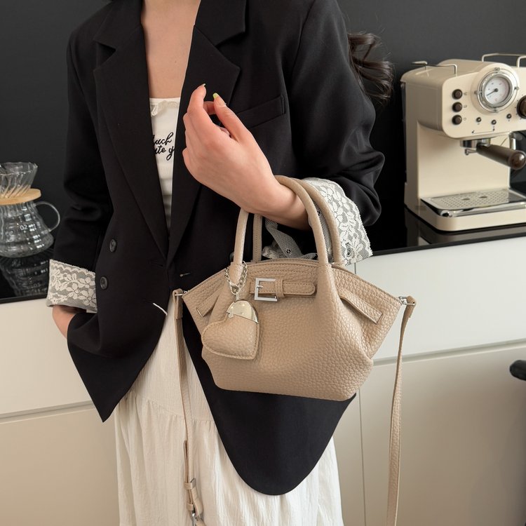 Zipper Tote Bag Women's Bag PU2025 Spring One Size Crossbody Handbag