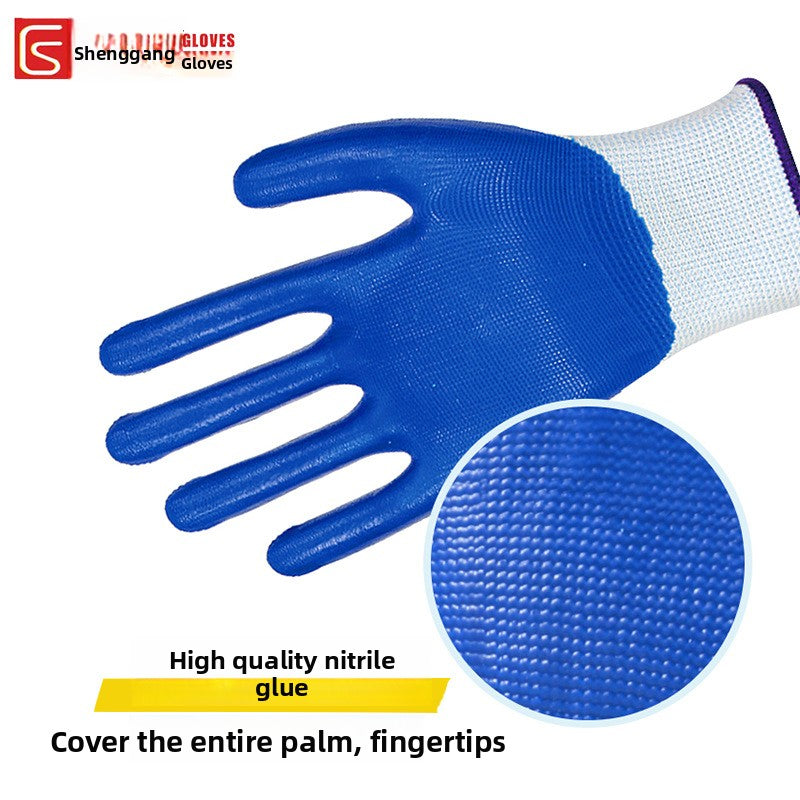 FOR WHOLE SALE ONLY PRICE ON REQUEST                     Nitrile Rubber Coated Labor Protection Gloves for Construction Site Work, Thickened, Wear-resistant, Odorless, Breathable Nylon Latex Work Gloves
