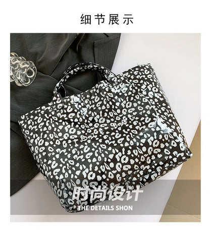 Leopard Print Handheld Large Bag Tote Bag