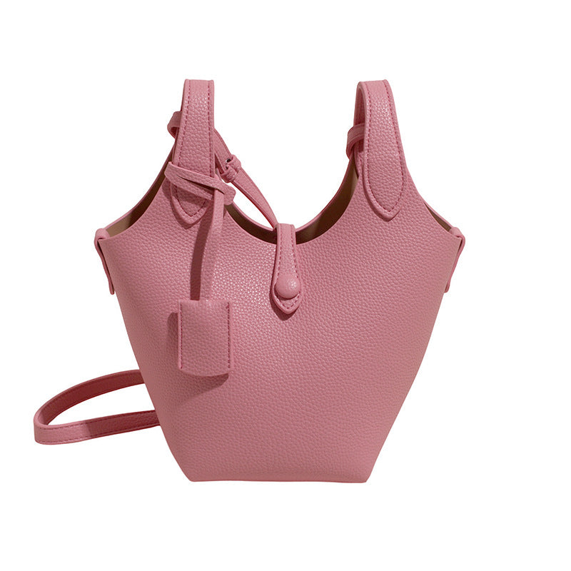 Niche Design Sense Simple Commuting Versatile Bucket Bag