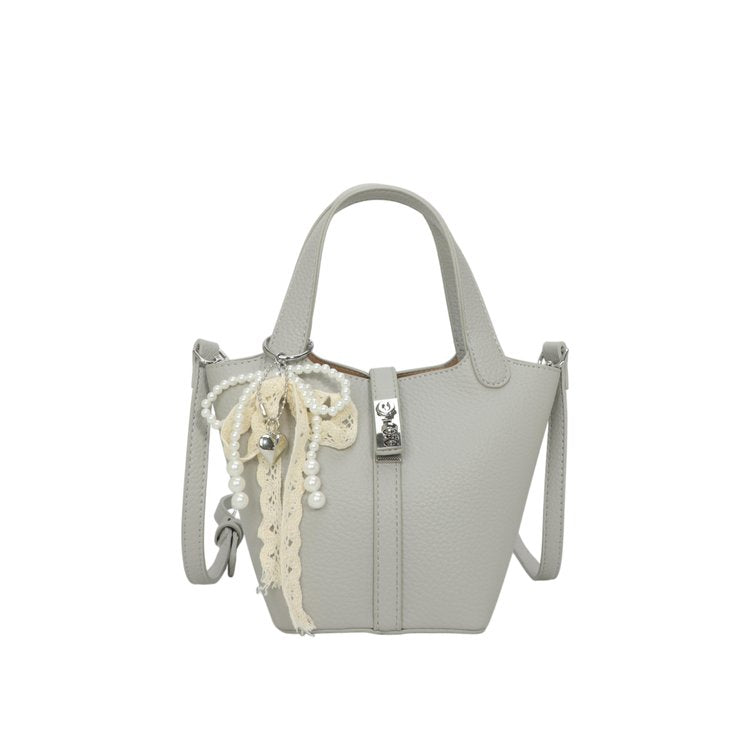 Bucket Bag Women's Bag PU Shoulder Bag Lock Buckle