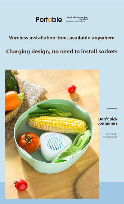 Custom Household Small Fruit Washer Tableware Vegetable Meat Purifier USB Hydroxyl Purifier