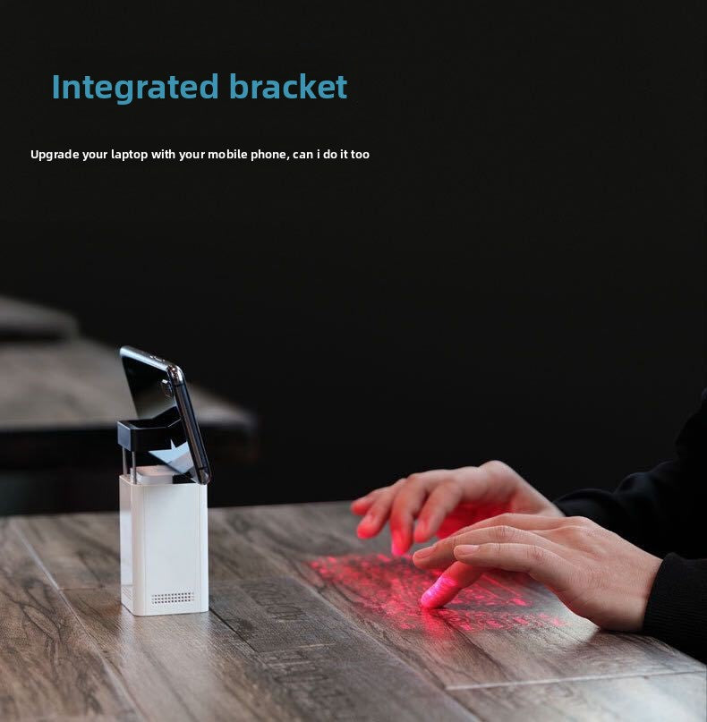 Bluetooth Laser Projection Keyboard + Mouse (Set) + Phone Stand + Power Bank Creative Gift
