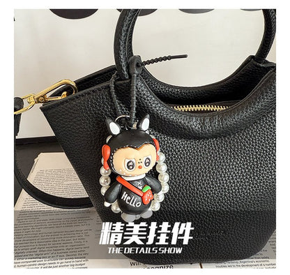 Bucket Bag One Size 2025 Spring Shoulder Bag Zipper PU Women's Bag