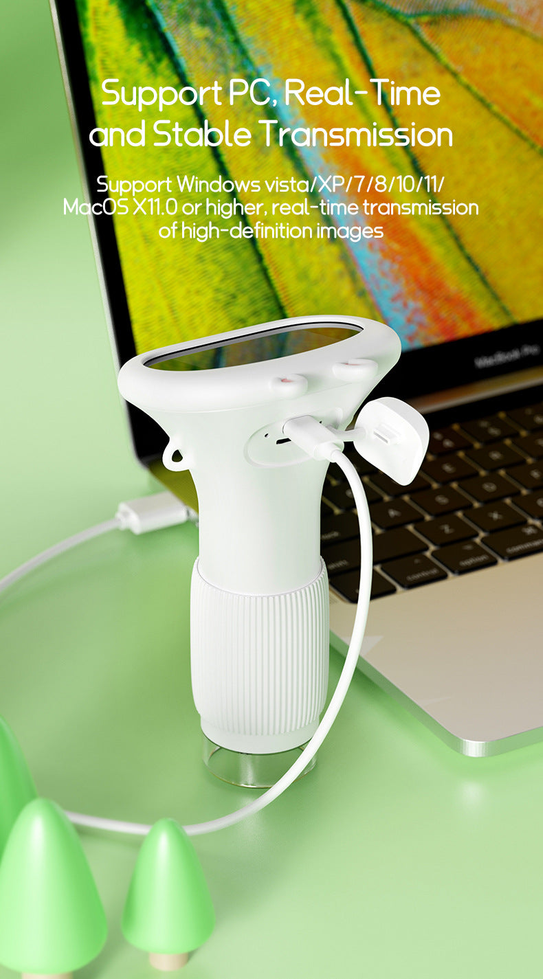 Children's Portable Optical Microscope Magnifier Toy Handheld Mini Student Experiment Science Handheld Microscope