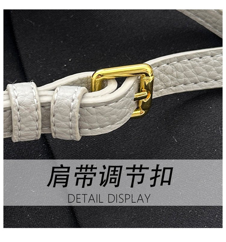 Women's Bag Vegetable Basket Bag PU Zipper Crossbody Handbag One Size