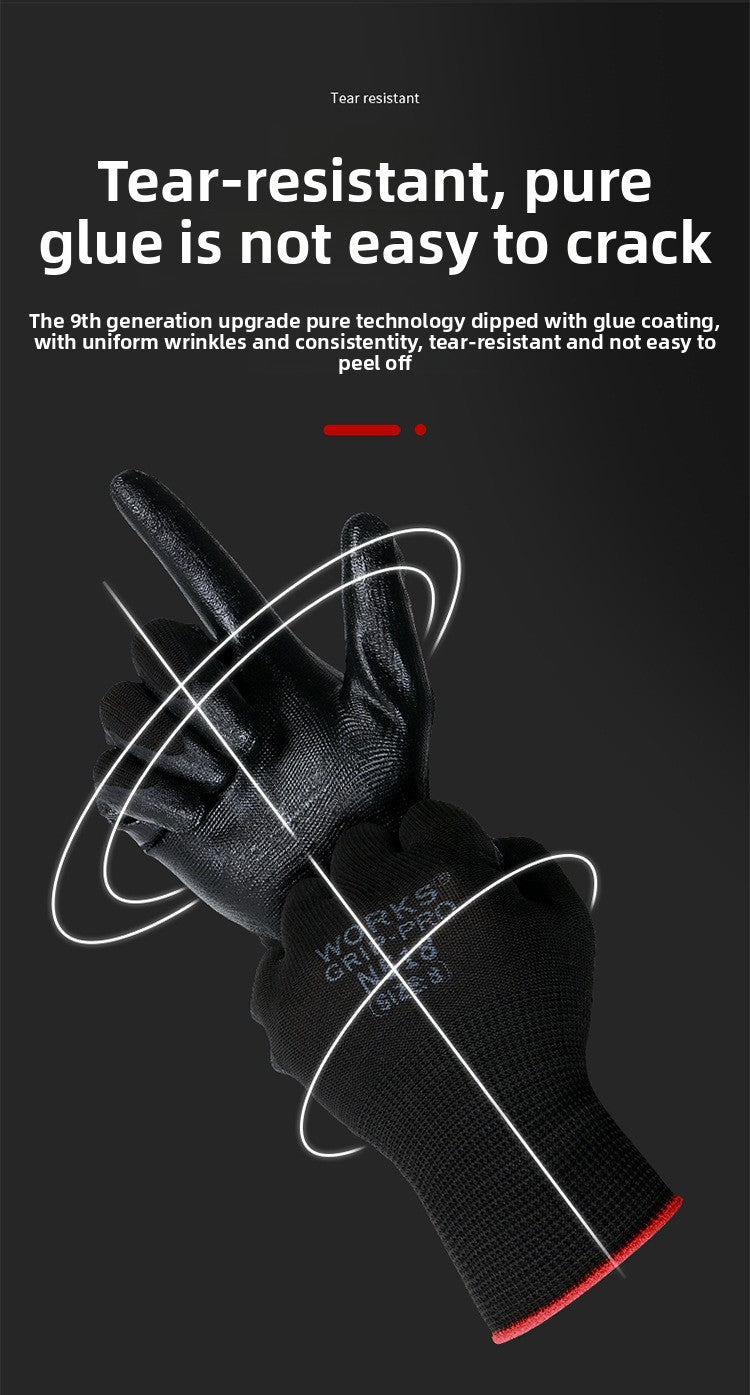 FOR WHOLE SALE ONLY PRICE ON REQUEST                     Nitrile Rubber Coated Labor Protection Gloves for Construction Site Work, Thickened, Wear-resistant, Odorless, Breathable Nylon Latex Work Gloves