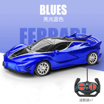 1:18Wireless Remote Control Racing Car High-Speed Drift Charging Light Small Car Boys Children's Toys