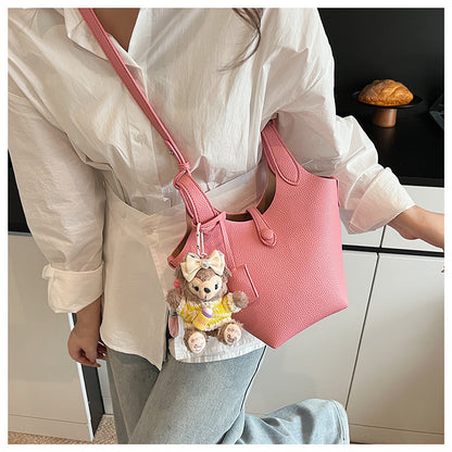 Niche Design Sense Simple Commuting Versatile Bucket Bag