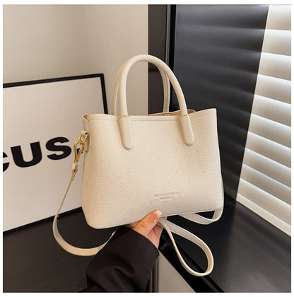 Single Shoulder Bag with Stitching, Single Shoulder Crossbody Handbag for Women, Zipper PU