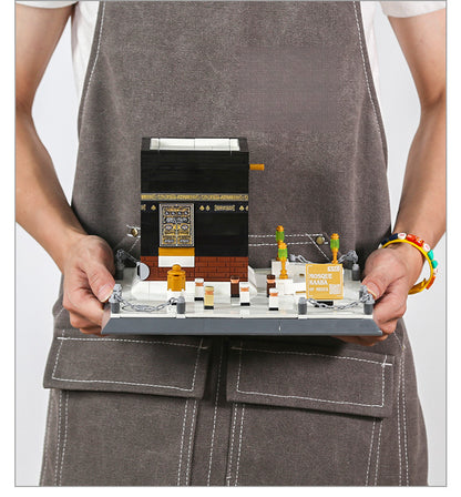 Kaaba Mosque in Mecca, Saudi Arabia, Educational Building Blocks Toy