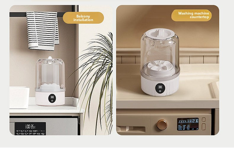 Mini Small Washing Machine Blue Light Sterilization Portable Baby and Mother Underwear Socks Panties Professional Underwear Laundry Cup