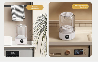 Mini Small Washing Machine Blue Light Sterilization Portable Baby and Mother Underwear Socks Panties Professional Underwear Laundry Cup