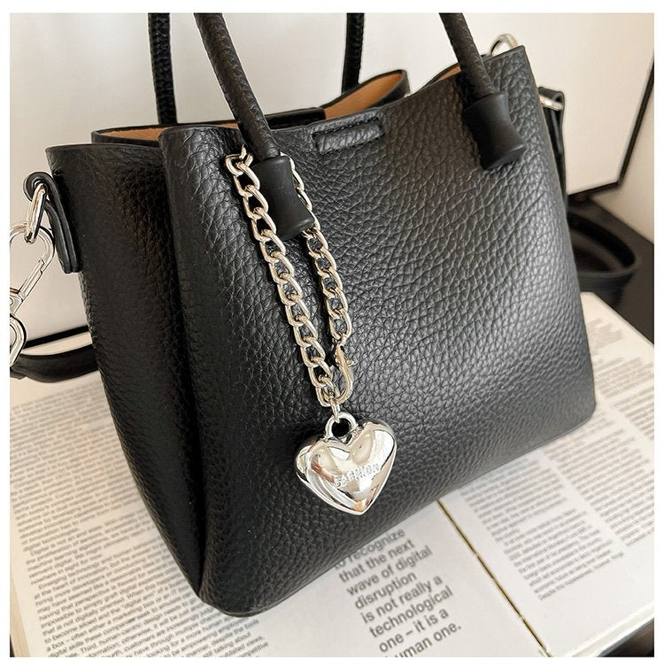 Women's Bag Zipper PU One Size 2025 Summer Basket Bag Shoulder Bag