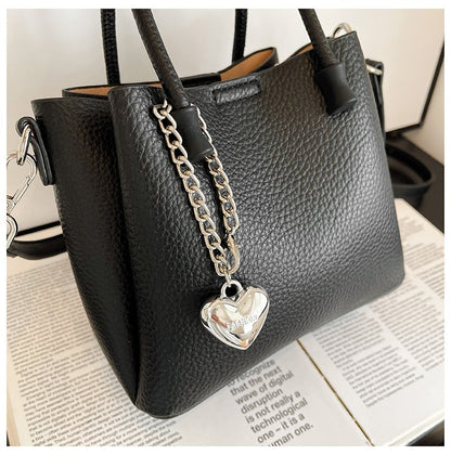 Women's Bag Zipper PU One Size 2025 Summer Basket Bag Shoulder Bag