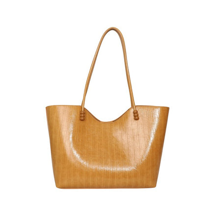 Shoulder Bag One Size Women's Bag Zipper PU 2025 Autumn Tote Bag