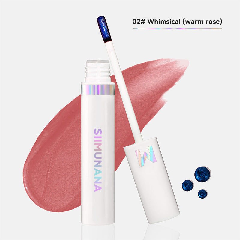 Wonderskin WONDER BLADING Lip Stain Masque – Long-Lasting, Waterproof, Transfer-Proof Colour Gloss Lipgloss with Hydrating Vegan Formula for Soft, No-Fade Lips