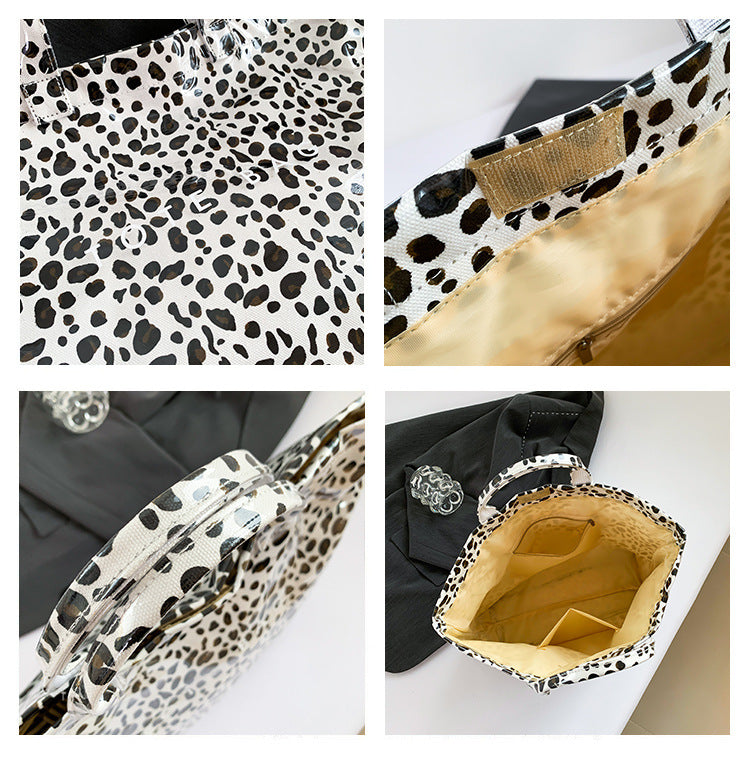 Leopard Print Handheld Large Bag Tote Bag