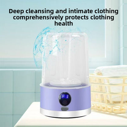 Mini Small Washing Machine Blue Light Sterilization Portable Baby and Mother Underwear Socks Panties Professional Underwear Laundry Cup
