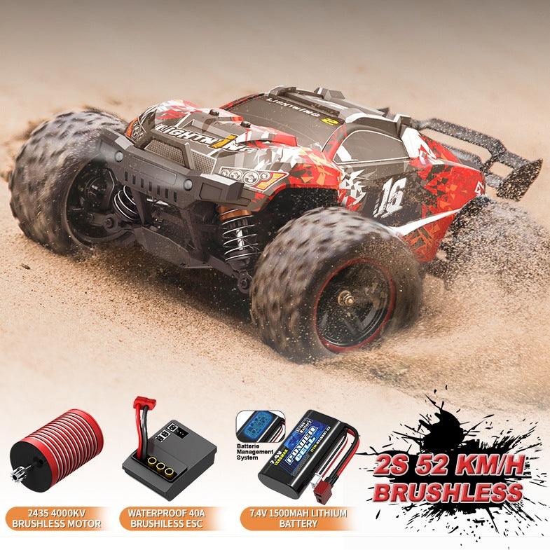 1/18Brushless High-Speed Four-Wheel Drive2.4G Full Scale Professional RC Remote Control Off-Road Big Wheel Bike1/14Brush