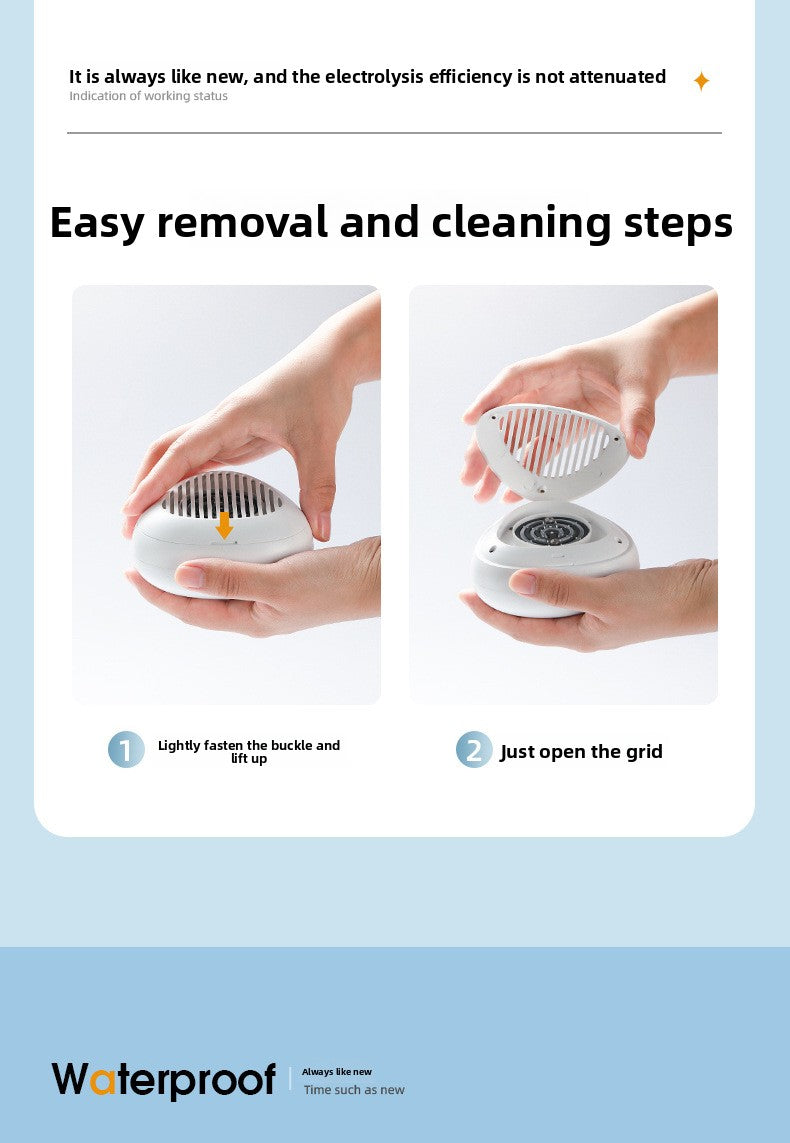 Custom Household Small Fruit Washer Tableware Vegetable Meat Purifier USB Hydroxyl Purifier