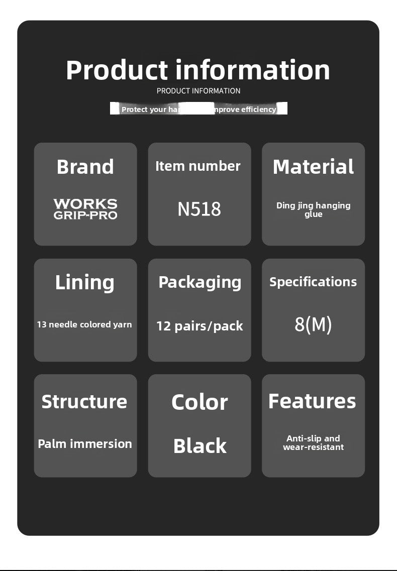 FOR WHOLE SALE ONLY PRICE ON REQUEST                      Labor Protection Gloves Nitrile Oil-Resistant Waterproof Wear-Resistant 13-Pin Black Yarn Rubber Coated Construction Site Work Labor Protection Gloves