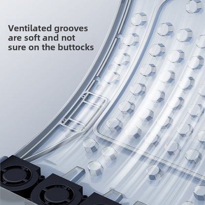 Summer Car Ventilation Seat Cushion Cooling Seat Pad Summer Cool Air Breathable Heat Dissipation Cooling Pad Truck Backrest with Fan