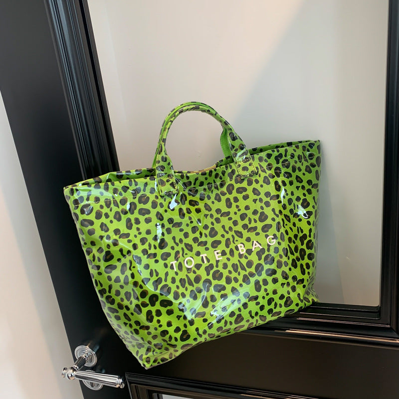 Leopard Print Handheld Large Bag Tote Bag
