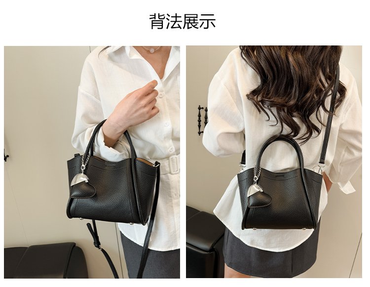Tote Bag Zipper Shoulder Bag Women's Bag PU