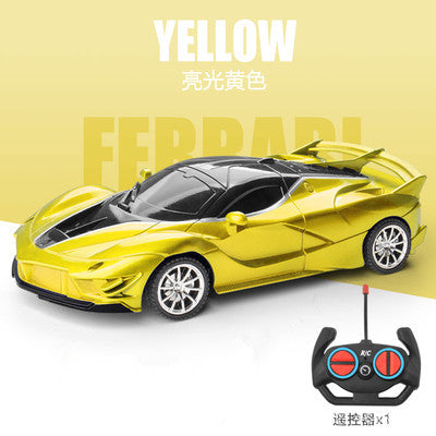 1:18Wireless Remote Control Racing Car High-Speed Drift Charging Light Small Car Boys Children's Toys
