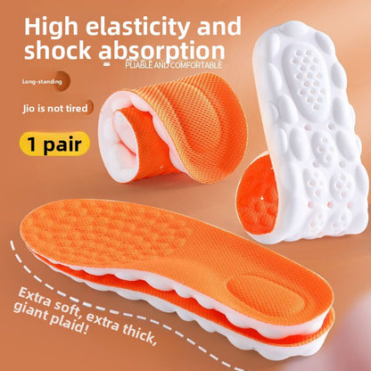 PU Height Increase Insoles for Men and Women, Invisible Inner Height Increase Pads, Non-Deforming, Non-Collapsing, Ultra-Soft Shock-Absorbing Height Increase Pads, Sports Thickened