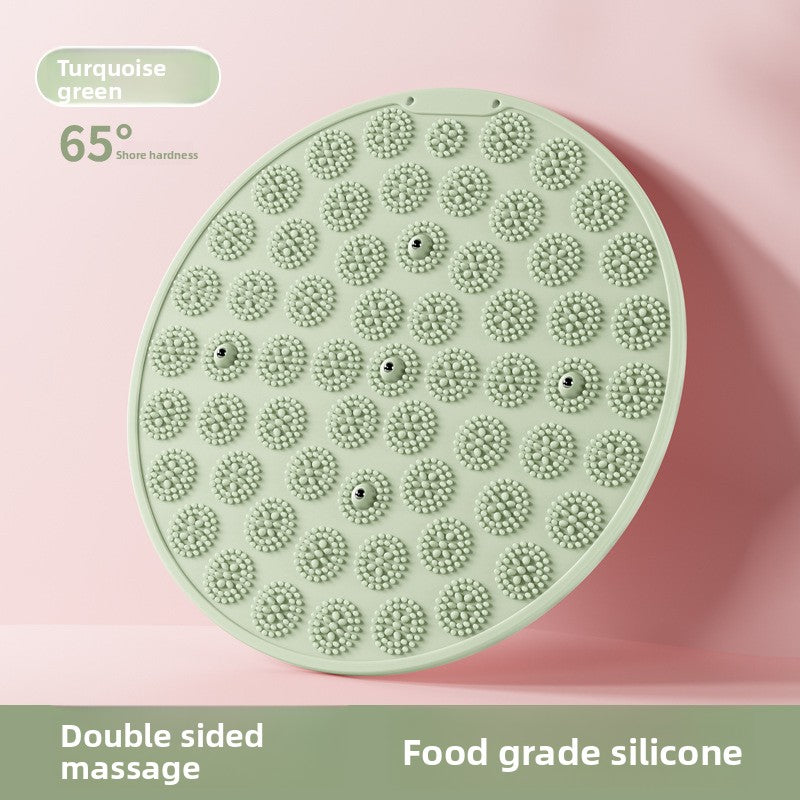 Silicone Acupressure Mat Double-Sided Foot Massage Pad with Magnetic Therapy for Home Use, Thickened Ultra Slow Running Meridian Running Mat Foot Massage Mat