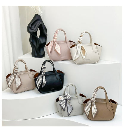 Women's Bag Vegetable Basket Bag PU Zipper Crossbody Handbag One Size