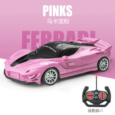 1:18Wireless Remote Control Racing Car High-Speed Drift Charging Light Small Car Boys Children's Toys