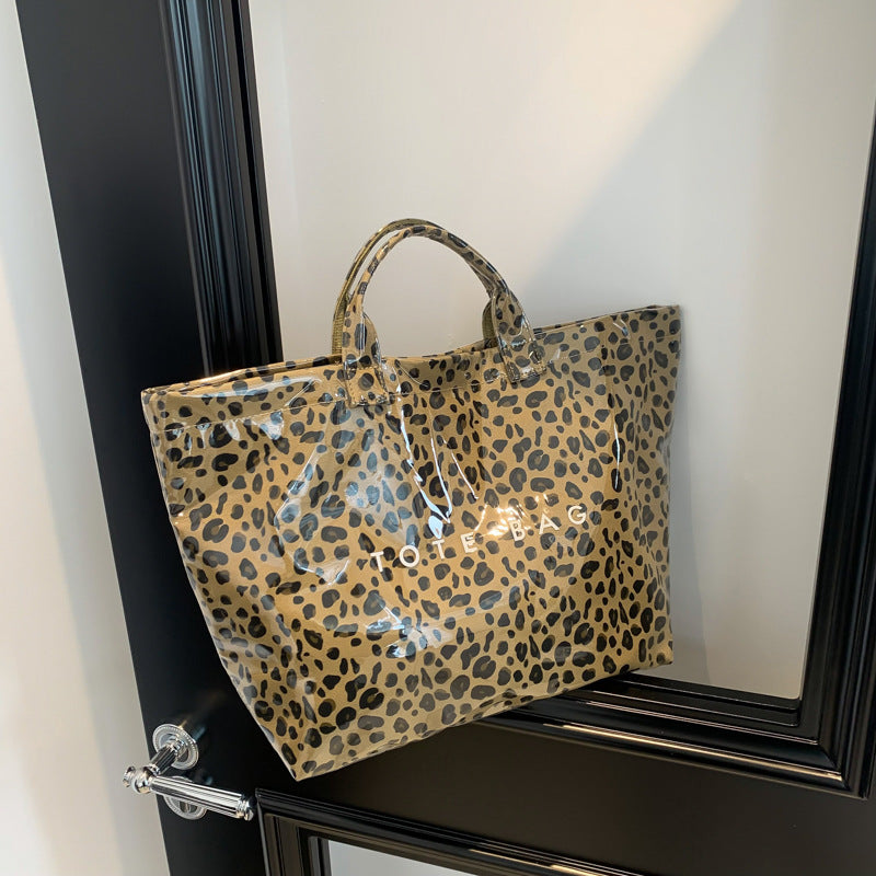 Leopard Print Handheld Large Bag Tote Bag