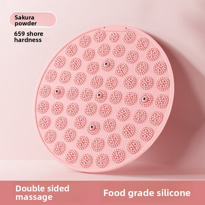 Silicone Acupressure Mat Double-Sided Foot Massage Pad with Magnetic Therapy for Home Use, Thickened Ultra Slow Running Meridian Running Mat Foot Massage Mat