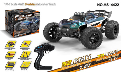 1/18Brushless High-Speed Four-Wheel Drive2.4G Full Scale Professional RC Remote Control Off-Road Big Wheel Bike1/14Brush