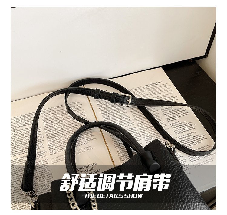 Women's Bag Zipper PU One Size 2025 Summer Basket Bag Shoulder Bag