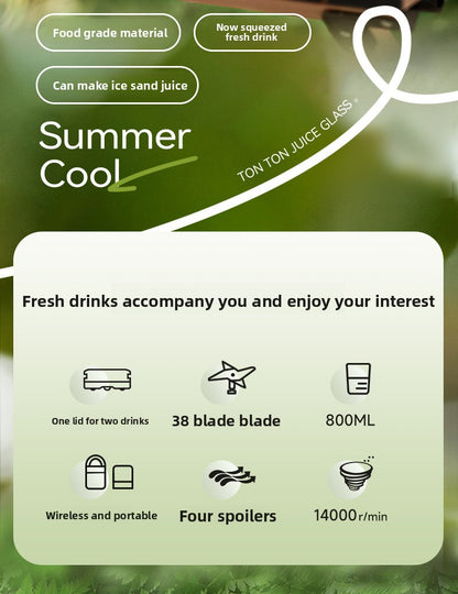 Portable Small Fruit Juicer for Making Juice, Fruit and Vegetable Juicer blender	Mini Juicer Cup