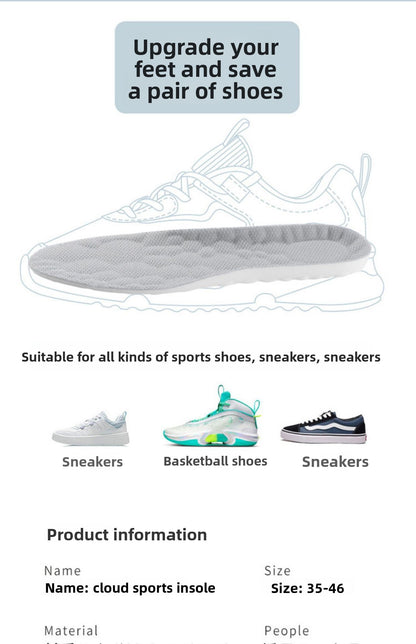 PU Height Increase Insoles for Men and Women, Invisible Inner Height Increase Pads, Non-Deforming, Non-Collapsing, Ultra-Soft Shock-Absorbing Height Increase Pads, Sports Thickened