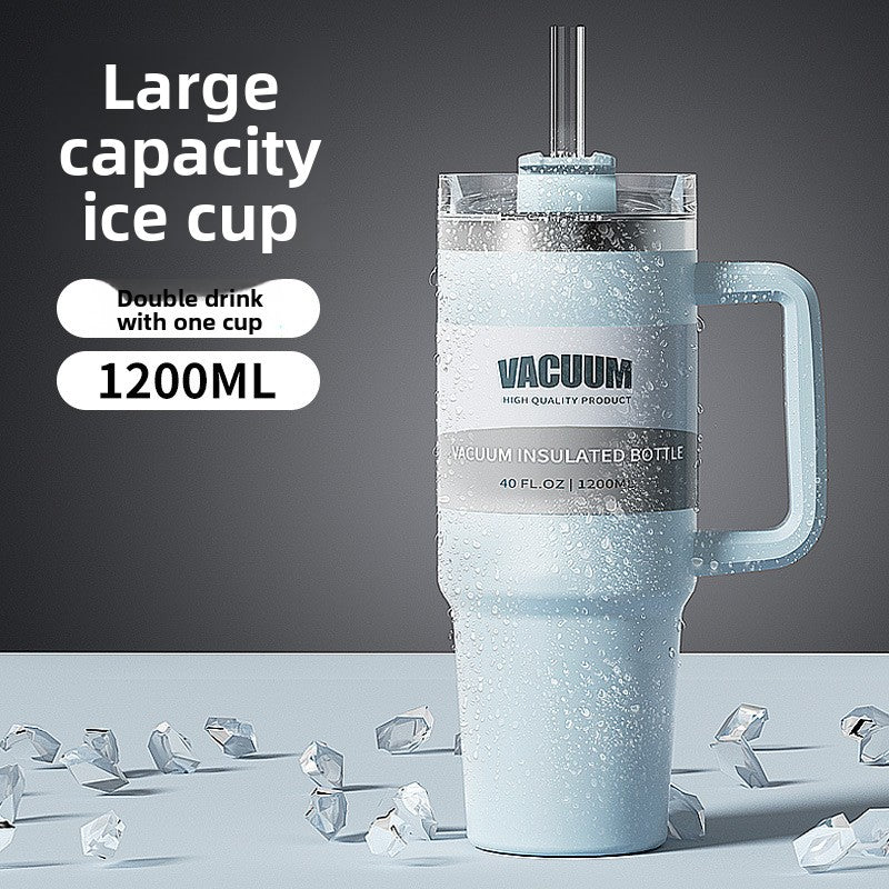 40oz Car Cup Large Capacity Insulated Cup Ice Cup304Stainless Steel Car Cup Cold Preservation