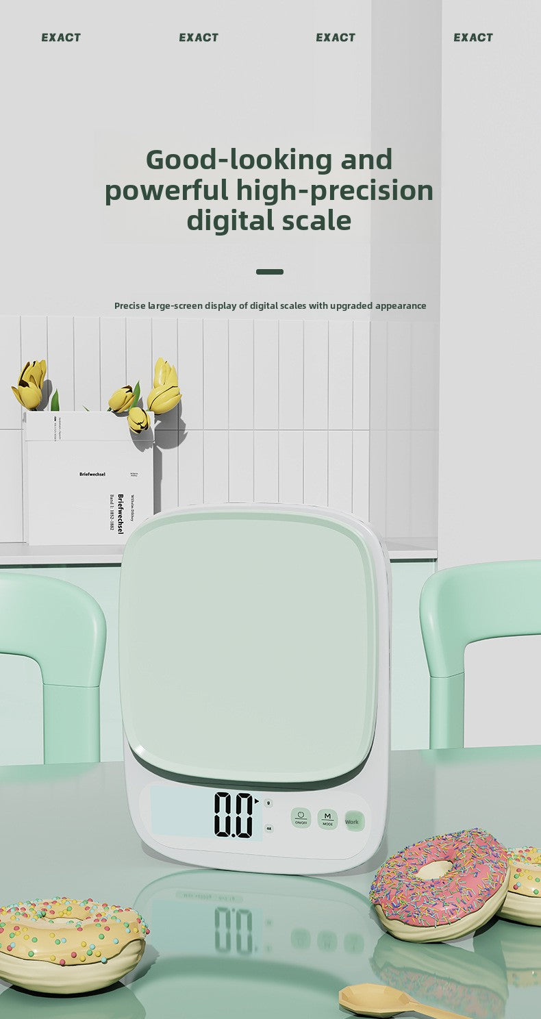 Kitchen Scale High Precision Electronic Scale Kitchen Small Gram Scale Accurate Coffee Scale Gram Weight Measuring Device Household Food Scale