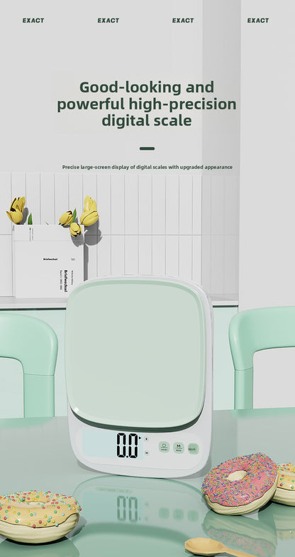 Kitchen Scale High Precision Electronic Scale Kitchen Small Gram Scale Accurate Coffee Scale Gram Weight Measuring Device Household Food Scale