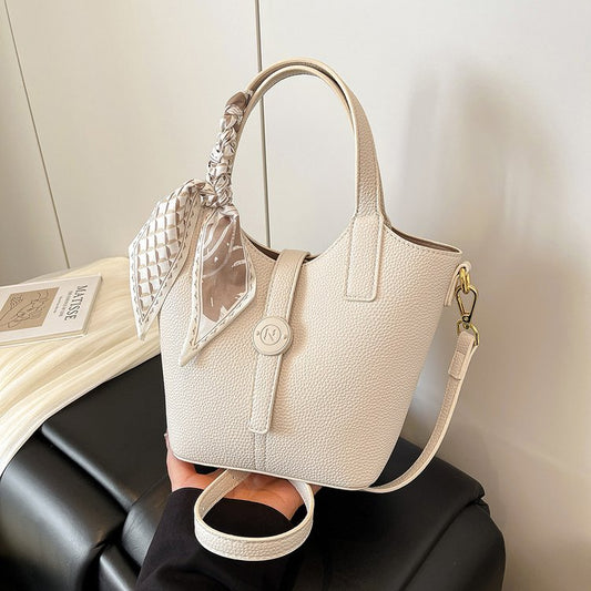 One Size Bucket Bag Vegetable Basket Bag Women's Bag PU