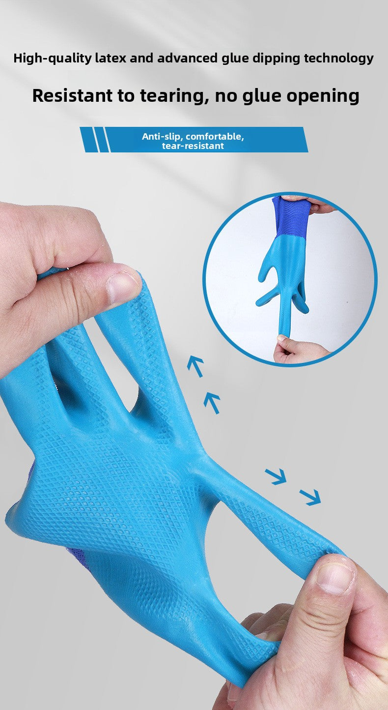 FOR WHOLE SALE ONLY PRICE ON REQUEST                   Abrasion-Resistant King Labor Protection Gloves Physical Embossed Anti-Slip Construction Steel Worker Logistics Moving Auto Repair Transport Latex Coated Gloves